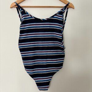 TNA Striped Bodysuit